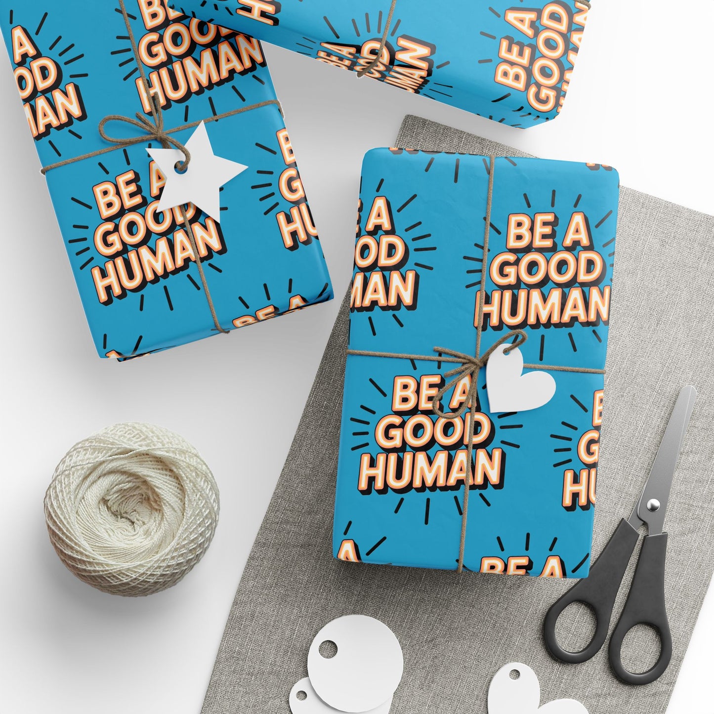 Be a Good Human Gift Wrap (Single Roll)