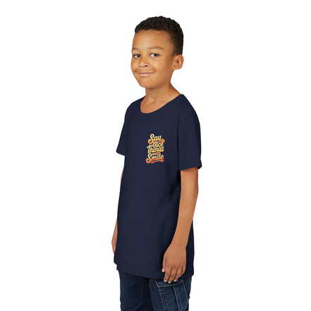 Say Nice Things Youth Tee - Positive Vibe Short Sleeve Shirt