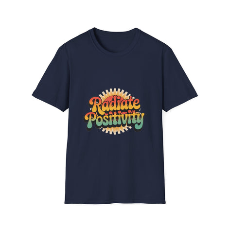 Radiate Positivity Unisex Softstyle T-Shirt - Feel Good Vibes