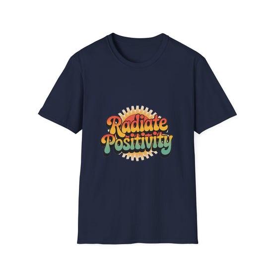 Radiate Positivity Unisex Softstyle T-Shirt - Feel Good Vibes