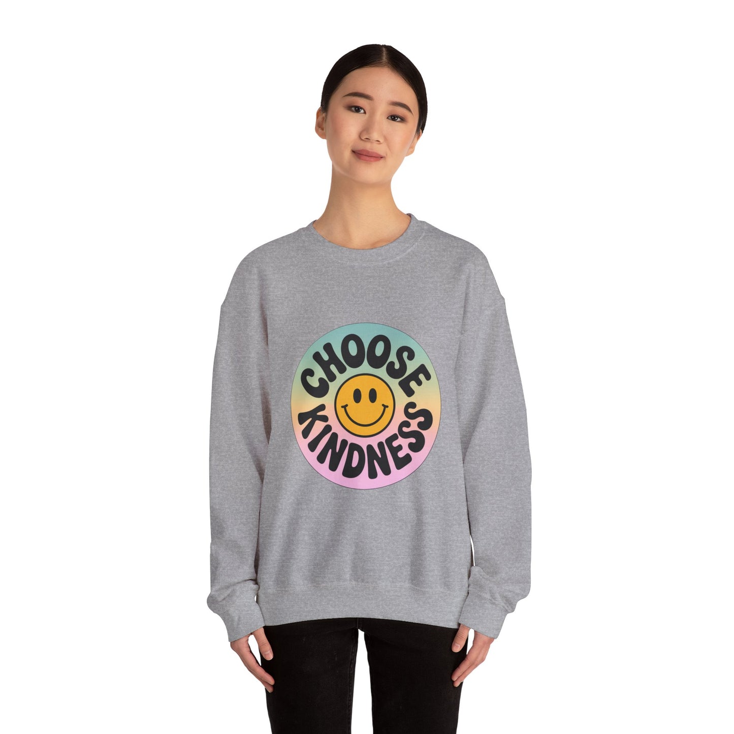 Choose Kindness Unisex Crewneck Sweatshirt - Positive Vibes Apparel
