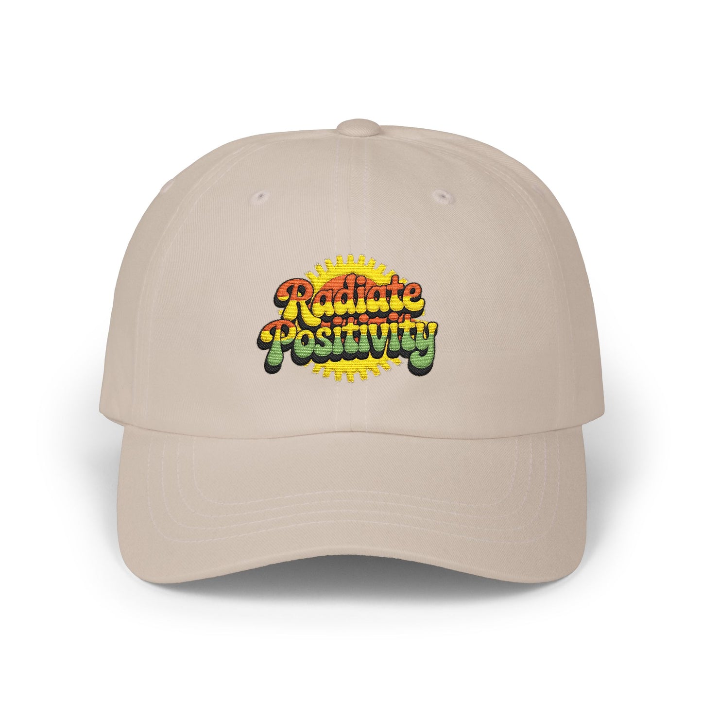 Classic Cap — Radiate Positivity Embroidered Baseball Hat
