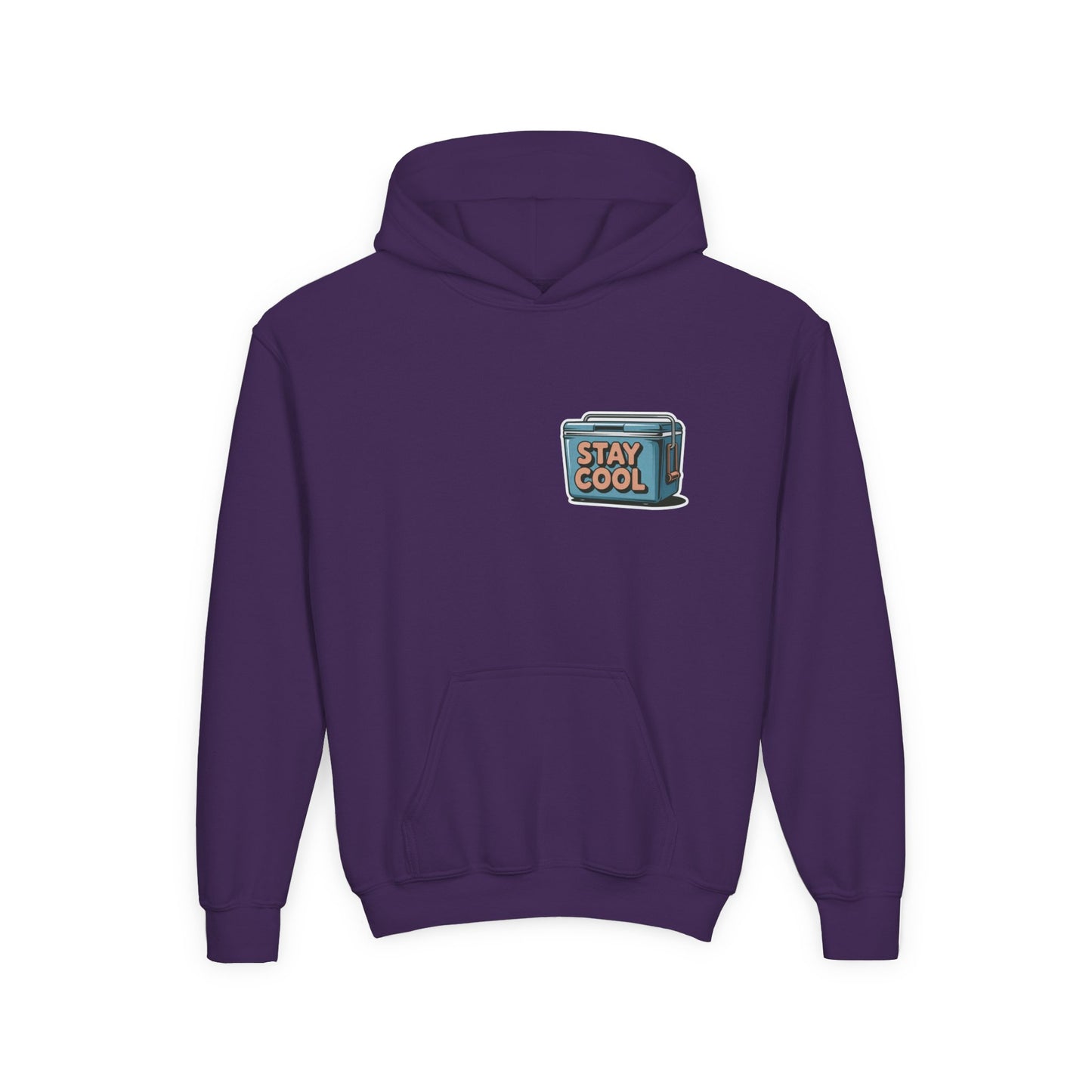 Youth Hooded Sweatshirt - Stay Cool Graphic