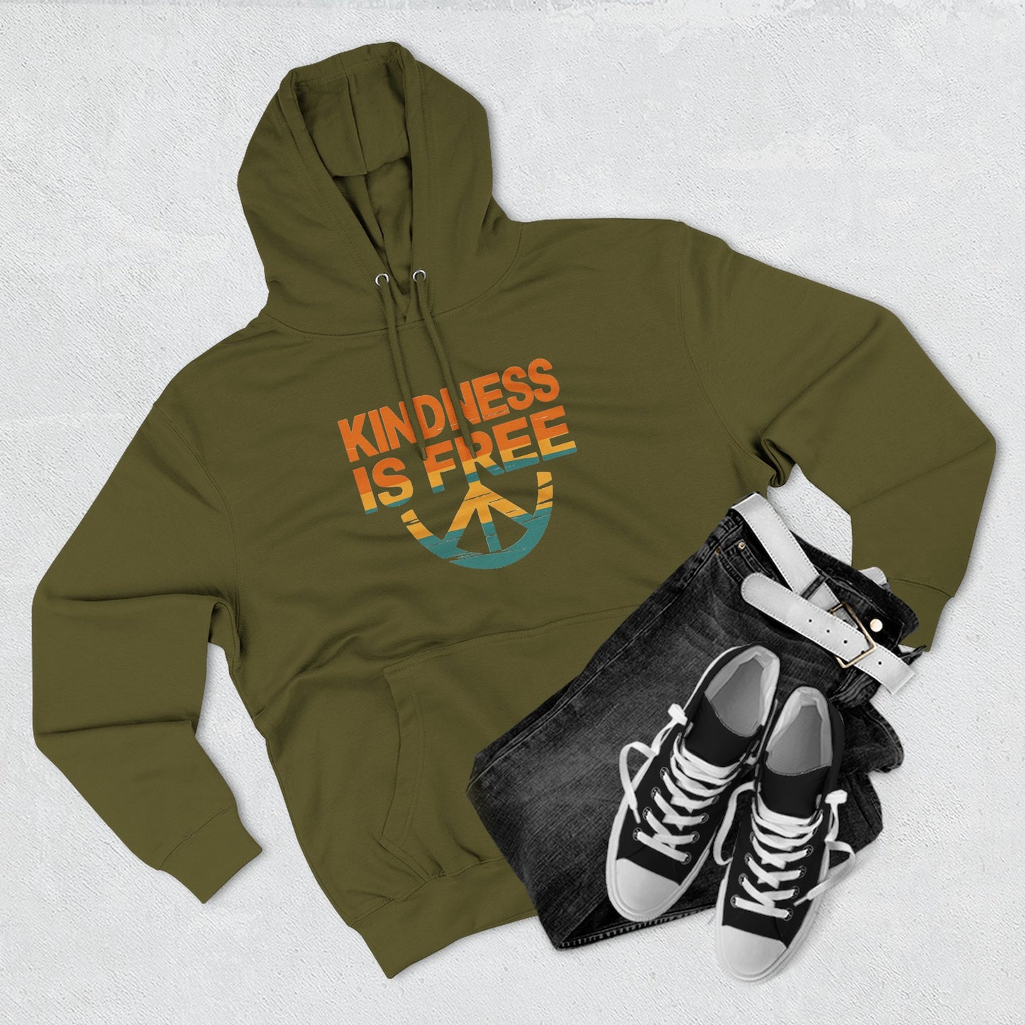 Kindness is Free Fleece Hoodie