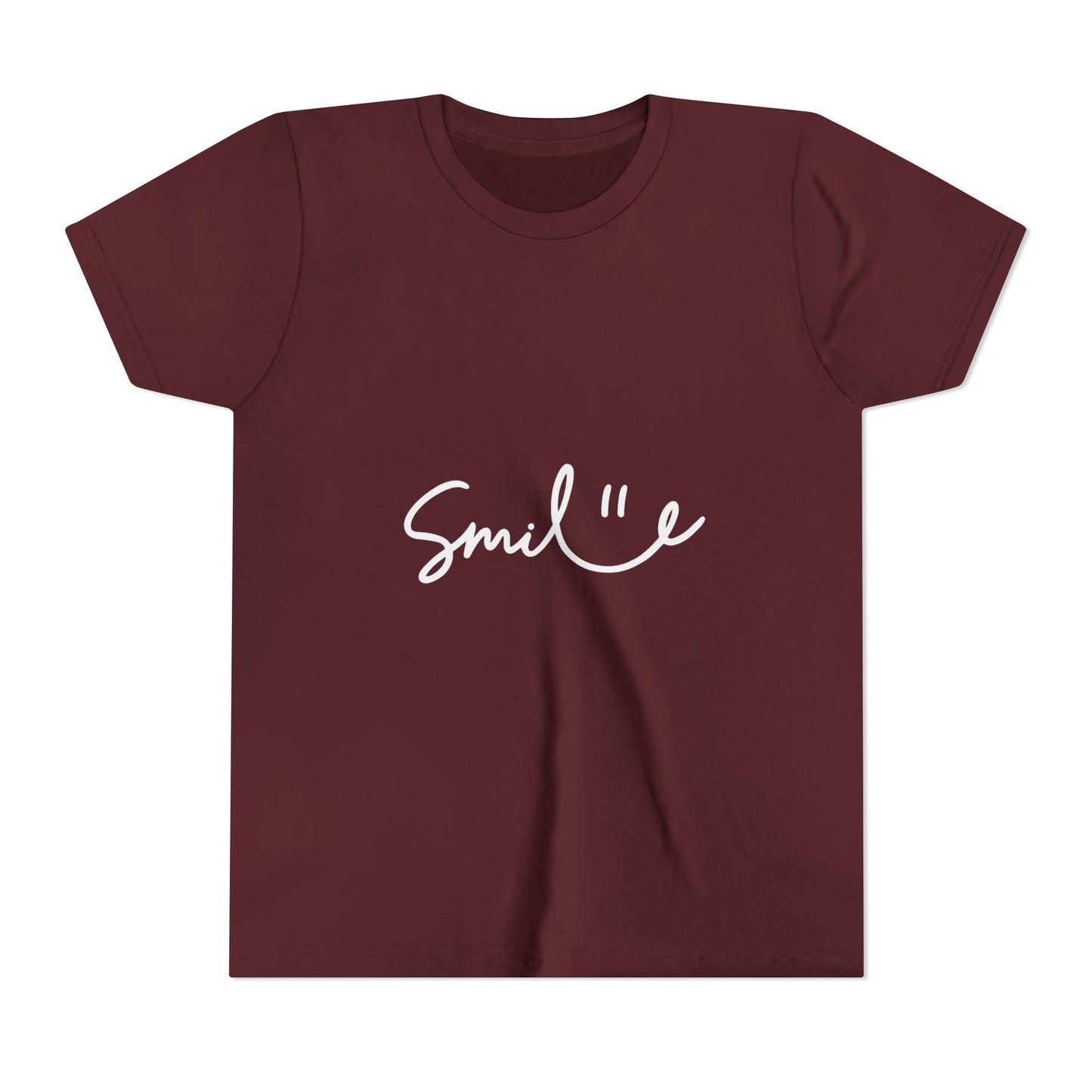 Smiley Youth Short Sleeve Tee - Positive Vibes for Kids