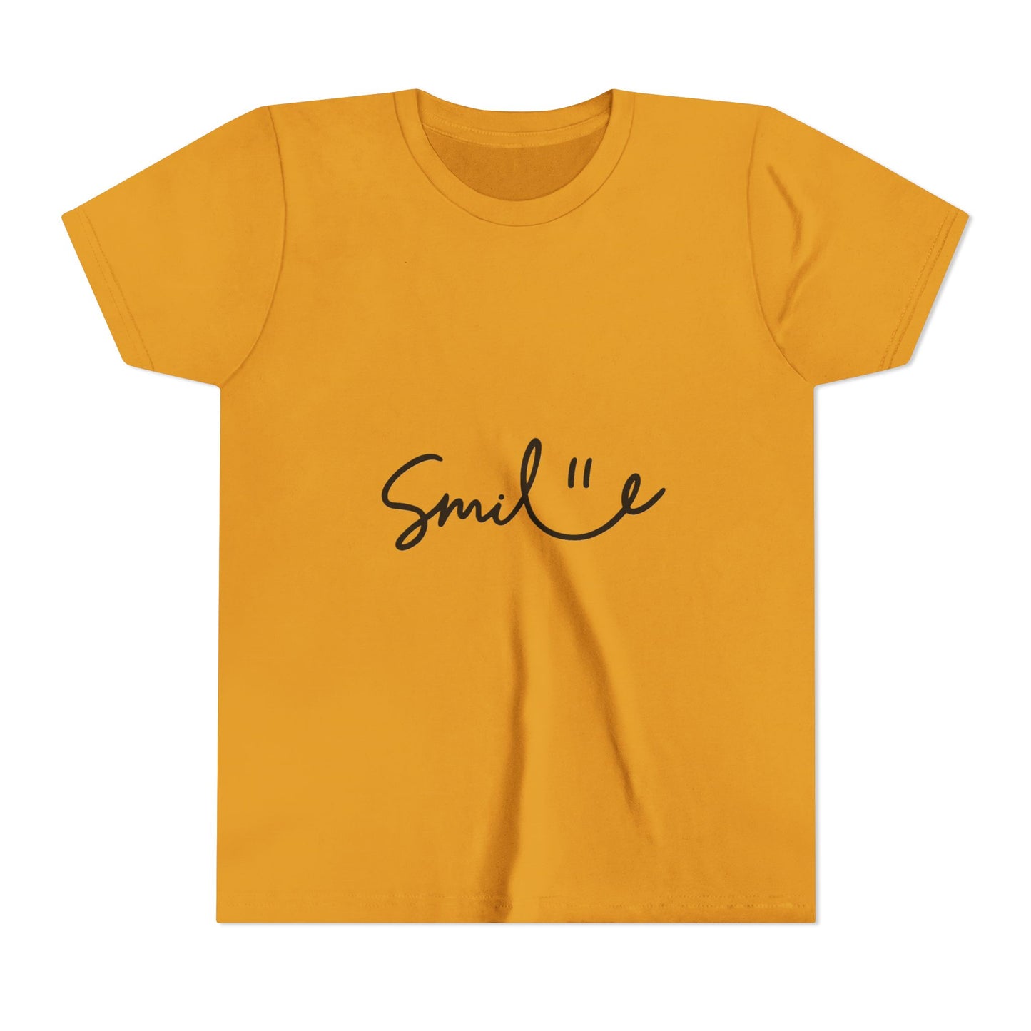 Smiley Youth Short Sleeve Tee - Positive Vibes for Kids
