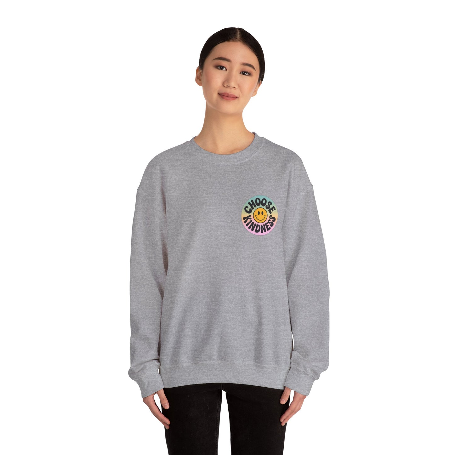 Choose Kindness Unisex Crewneck Sweatshirt - Positive Vibes Apparel