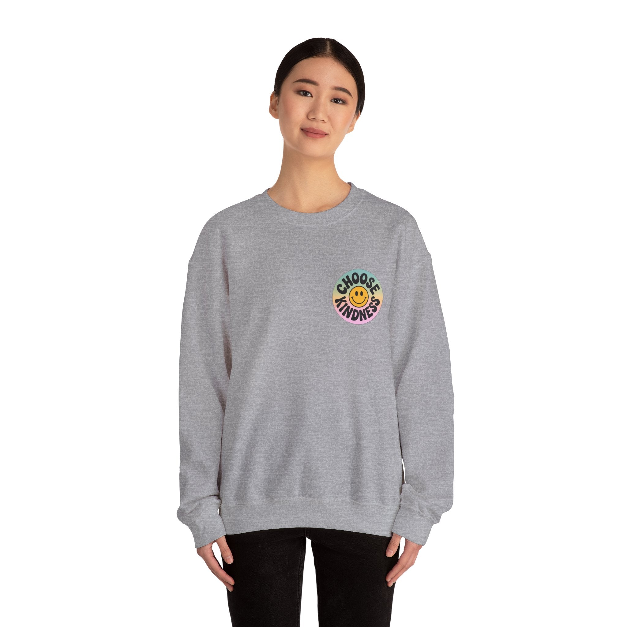 Choose Kindness Unisex Crewneck Sweatshirt - Positive Vibes Apparel