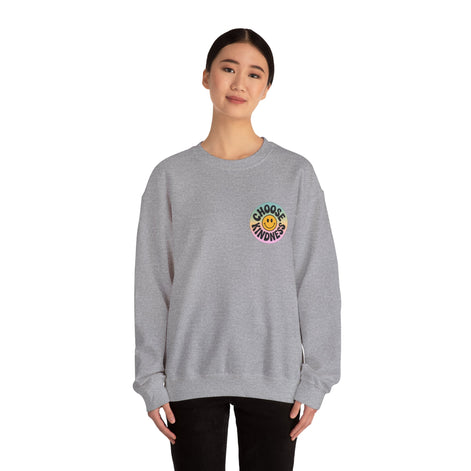 Choose Kindness Unisex Crewneck Sweatshirt - Positive Vibes Apparel