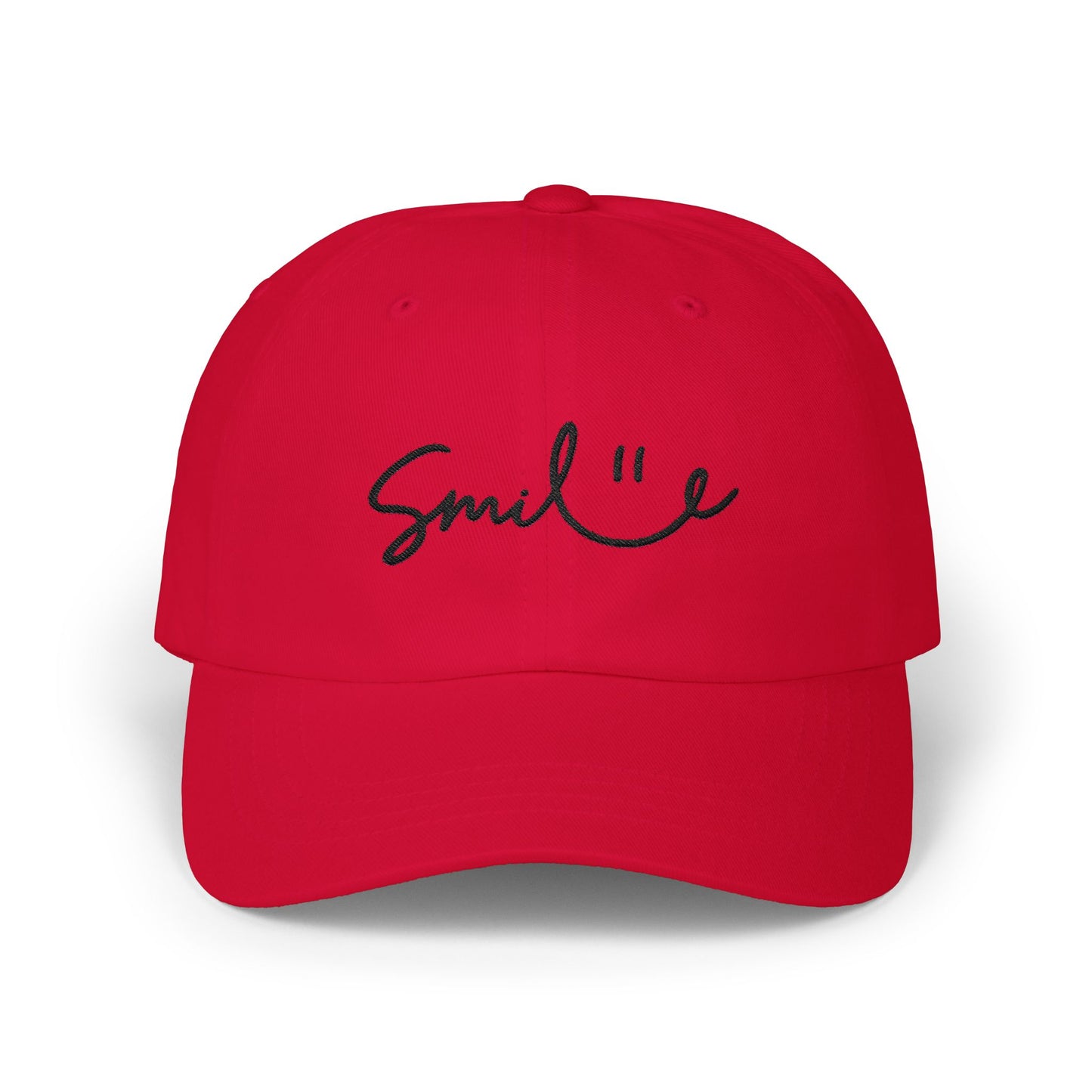 Smile Dad Cap – Embroidered Happy Face Baseball Hat
