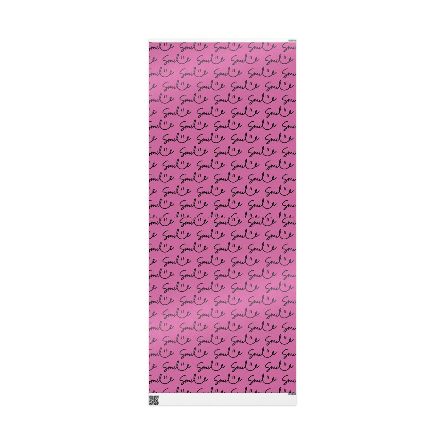 Light Pink/Black Smile Stylish Gift Wrapping Paper for Any Occasion
