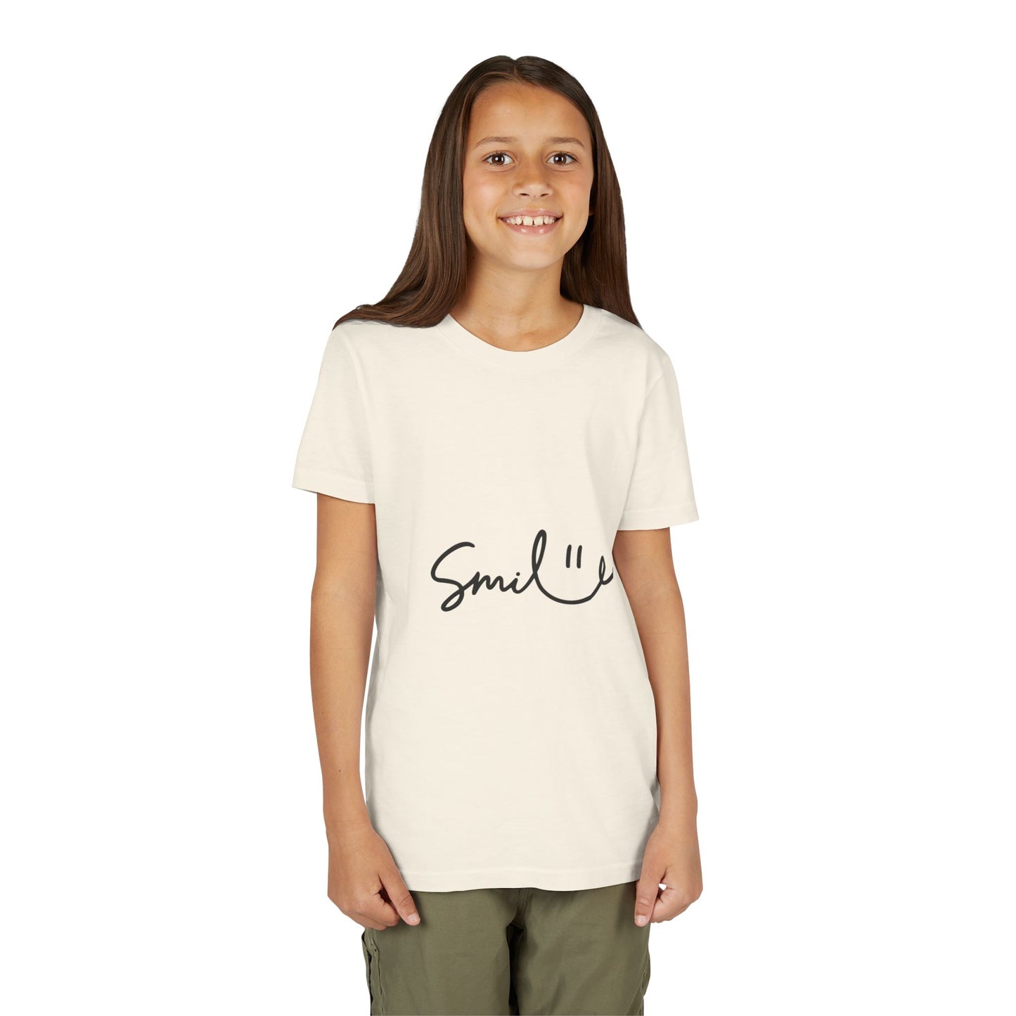 Smiley Youth Short Sleeve Tee - Positive Vibes for Kids