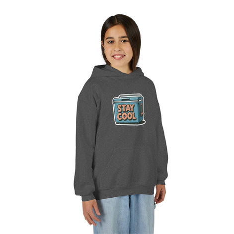 Youth Hooded Sweatshirt - Stay Cool Graphic