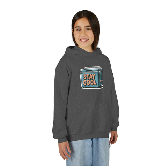 Youth Hooded Sweatshirt - Stay Cool Graphic