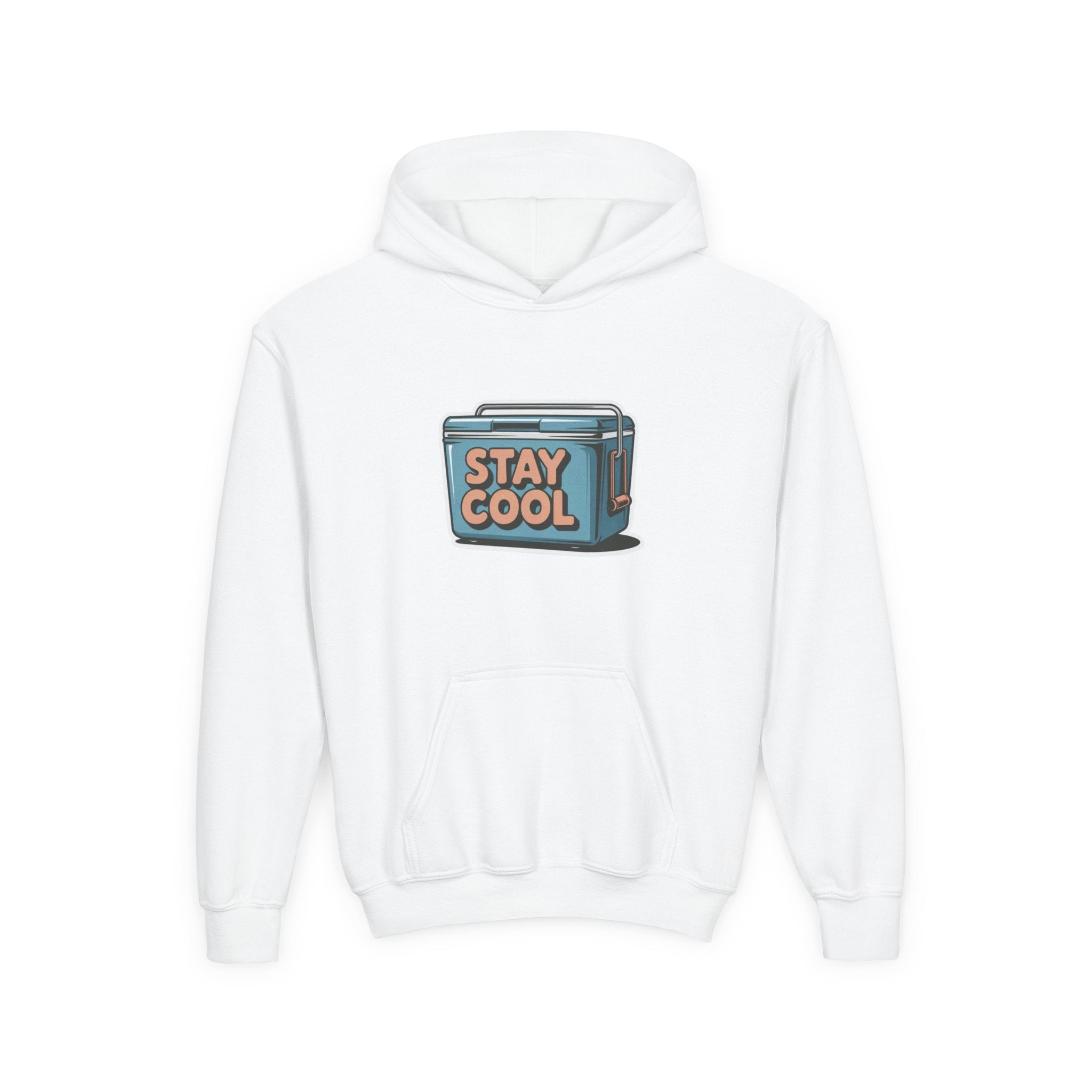 Youth Hooded Sweatshirt - Stay Cool Graphic