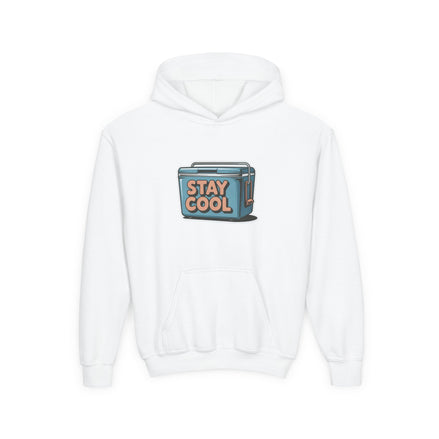 Youth Hooded Sweatshirt - Stay Cool Graphic