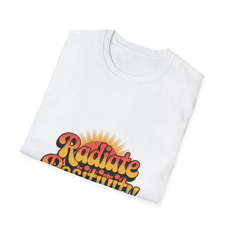 Radiate Positivity Unisex Softstyle T-Shirt - Feel Good Vibes