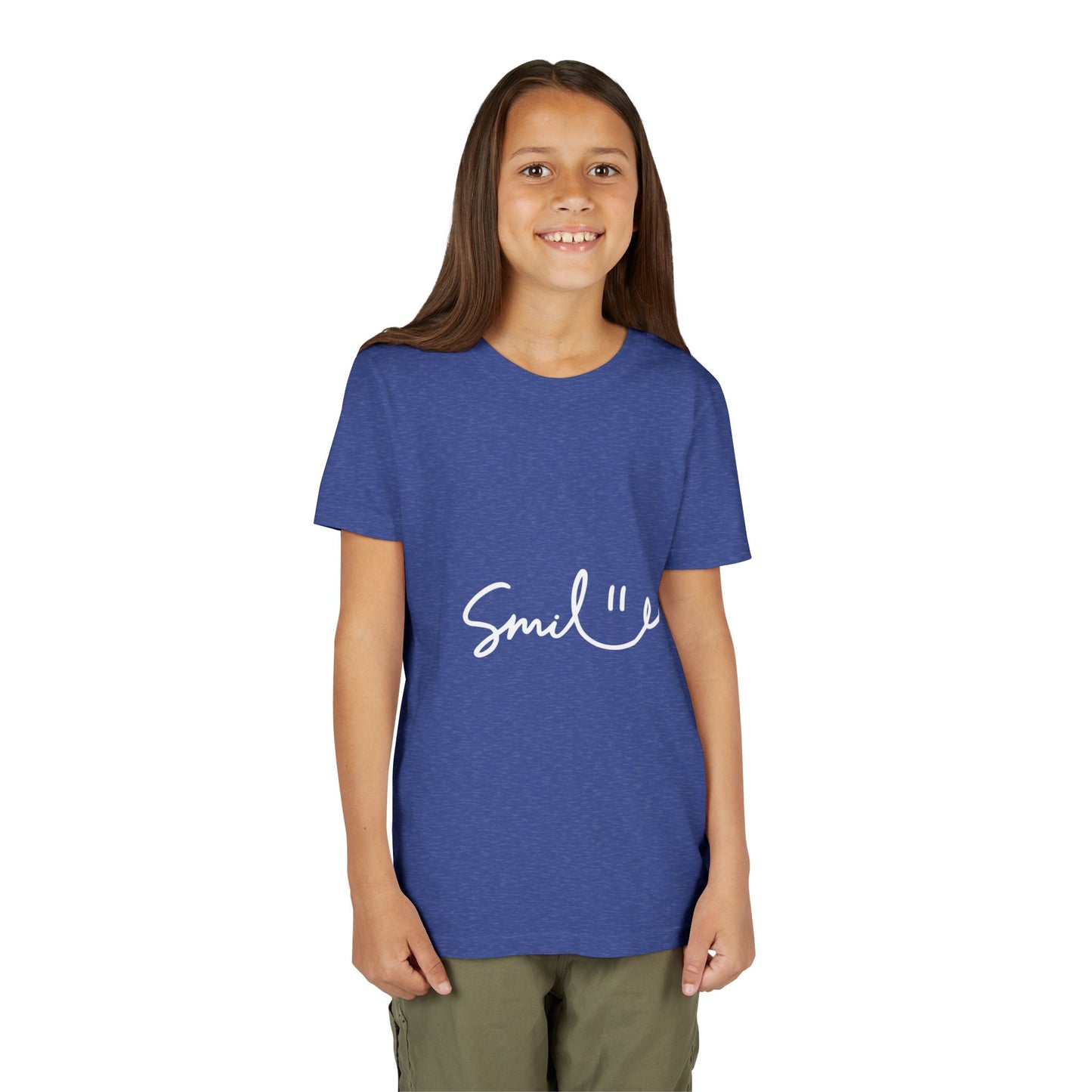Smiley Youth Short Sleeve Tee - Positive Vibes for Kids