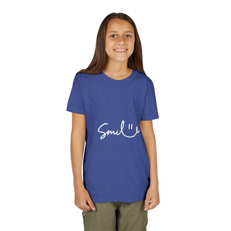 Smiley Youth Short Sleeve Tee - Positive Vibes for Kids