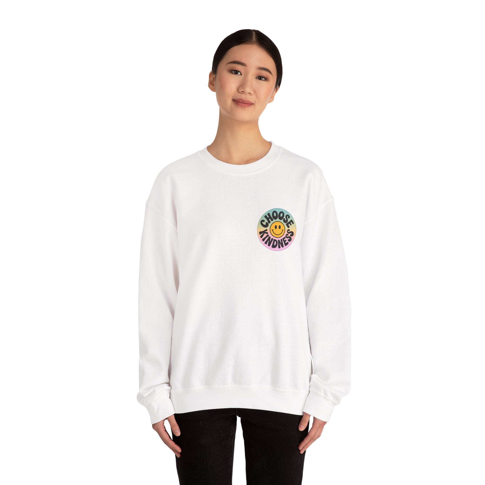 Choose Kindness Unisex Crewneck Sweatshirt - Positive Vibes Apparel