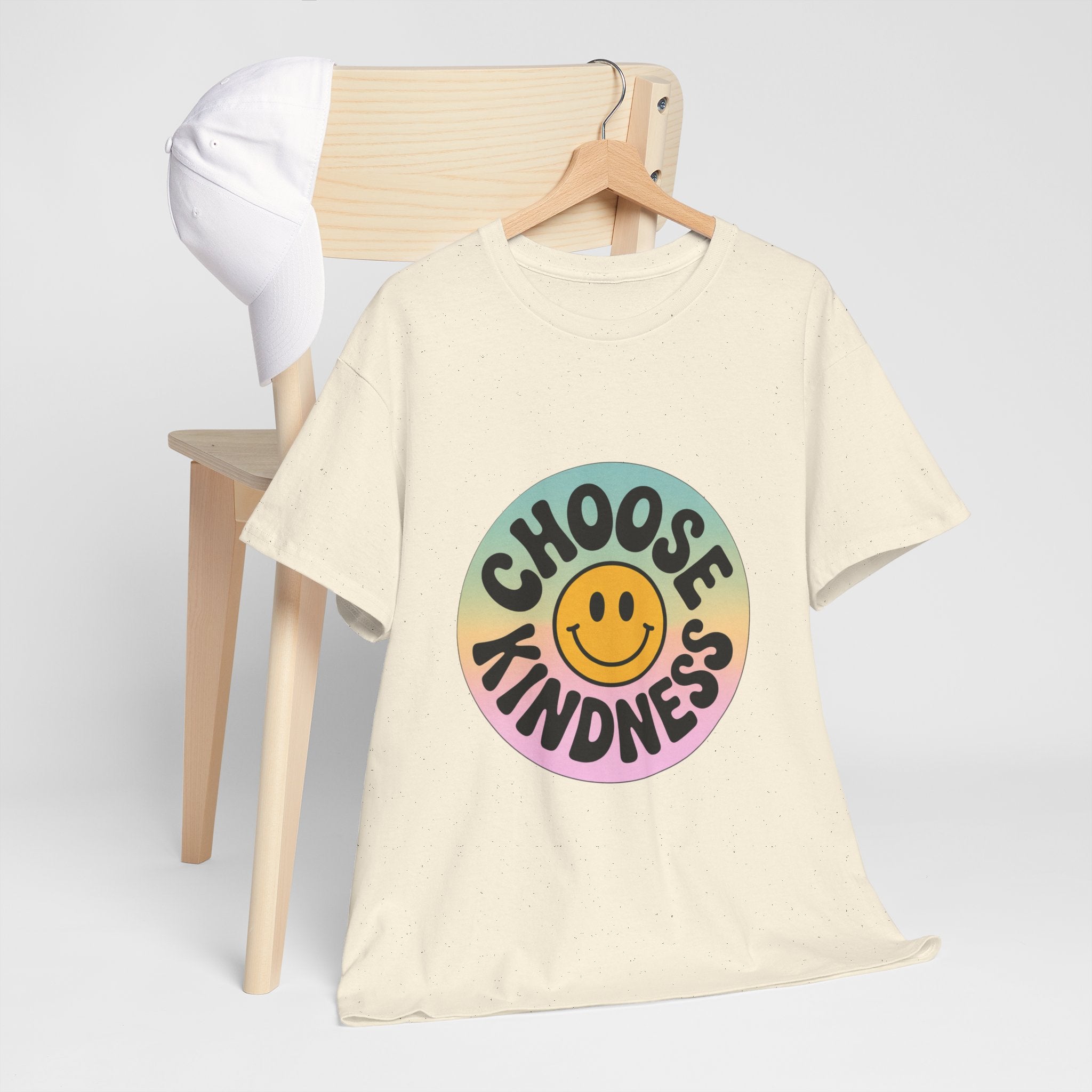 Choose Kindness Unisex Heavy Cotton Tee - Uplifting Graphic T-Shirt