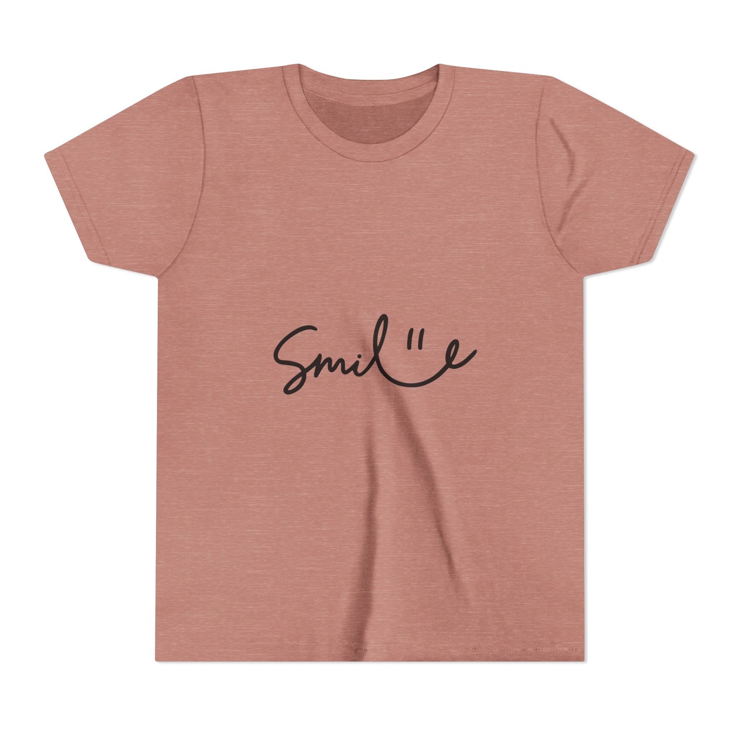 Smiley Youth Short Sleeve Tee - Positive Vibes for Kids