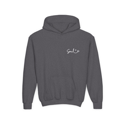 Smile Youth Hoodie - Cozy Heavy Blend Sweatshirt for Kids