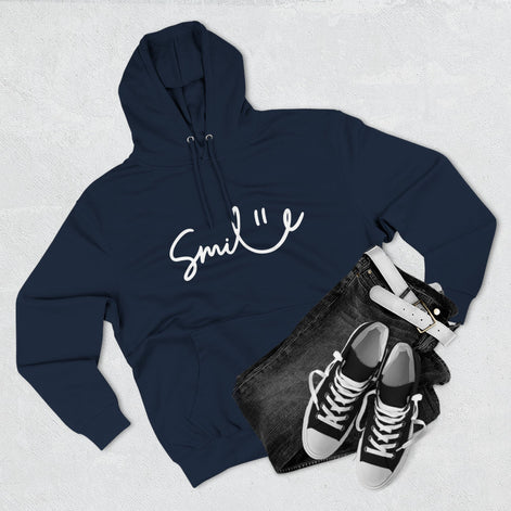 Smile Fleece Hoodie - Cozy and Stylish Pullover for Everyday Comfort