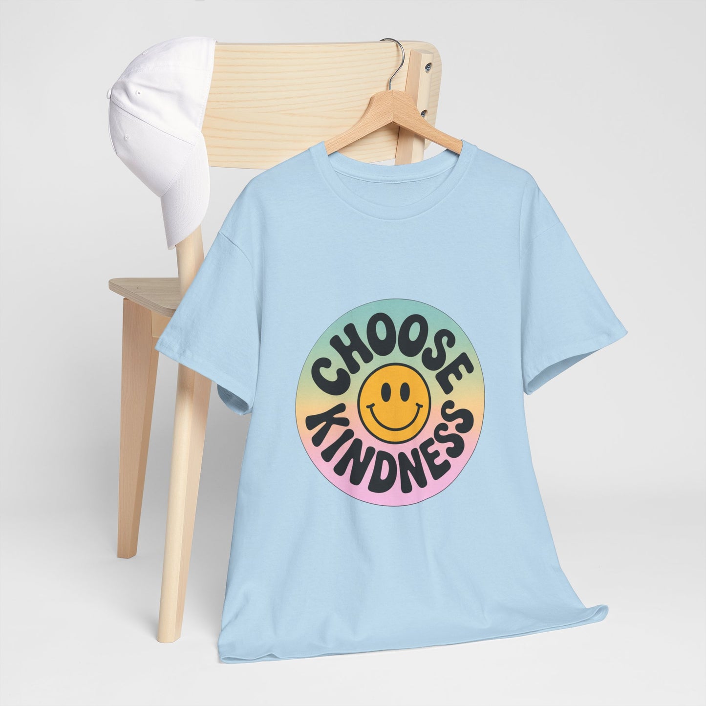 Choose Kindness Unisex Heavy Cotton Tee - Uplifting Graphic T-Shirt