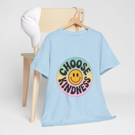 Choose Kindness Unisex Heavy Cotton Tee - Uplifting Graphic T-Shirt