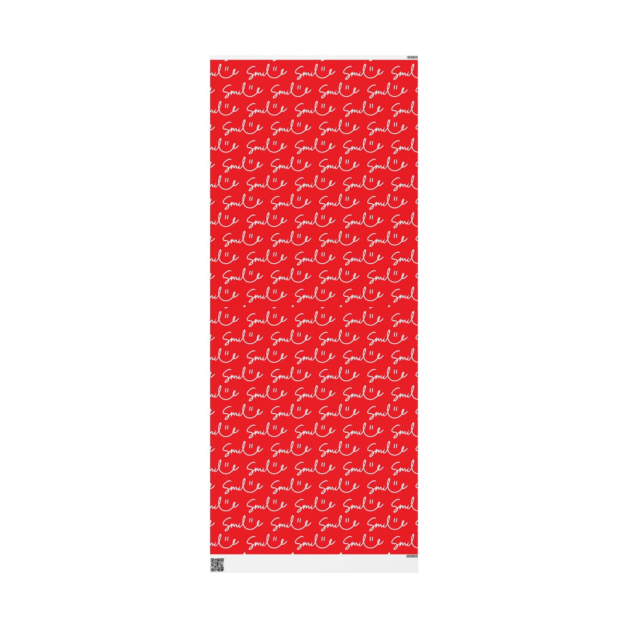 Red Smile Stylish Gift Wrapping Paper for Any Occasion