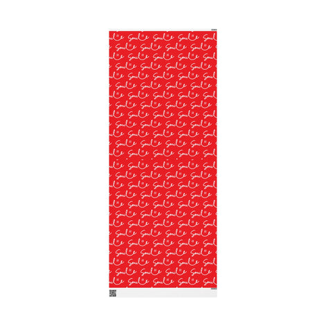 Red Smile Stylish Gift Wrapping Paper for Any Occasion