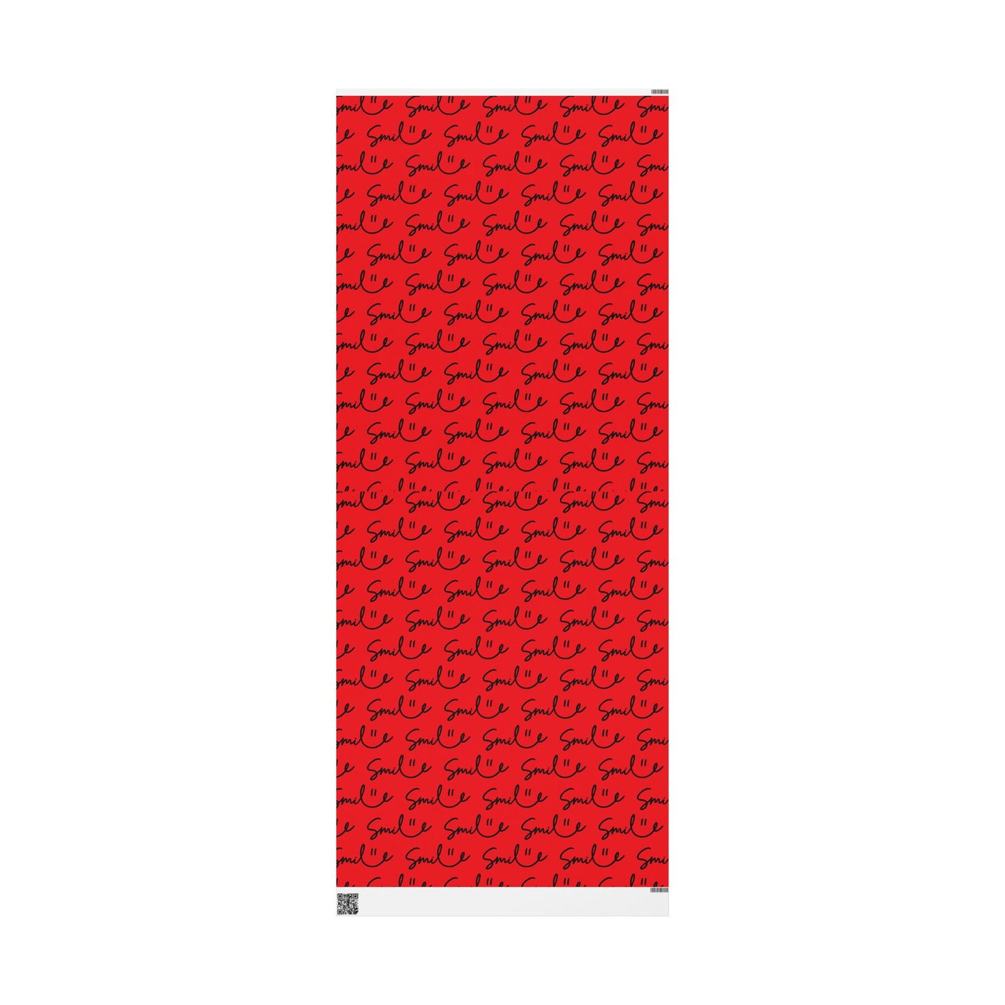 Red/Black Smile Stylish Gift Wrapping Paper for Any Occasion