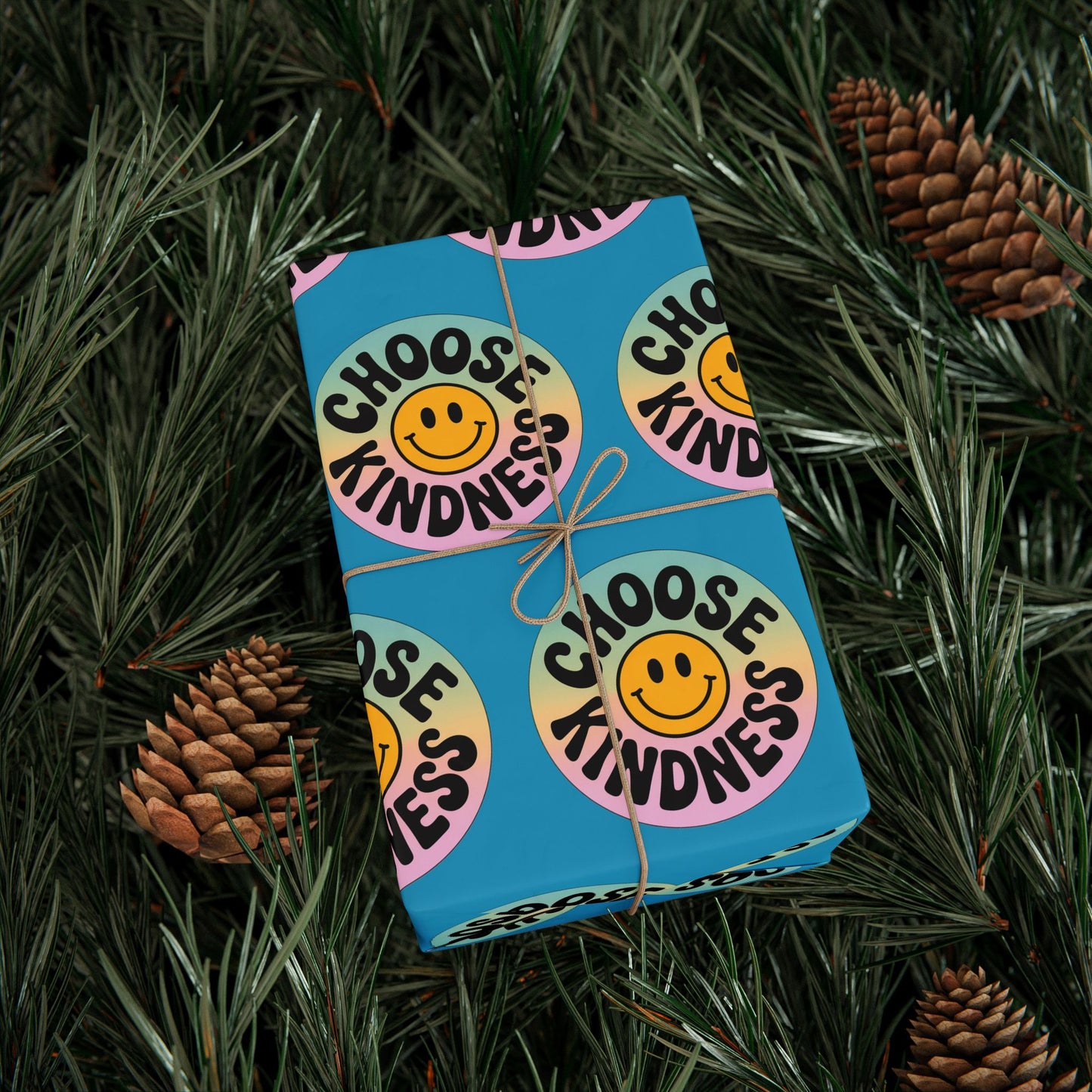 Turquoise Choose Kindness Wrapping Papers