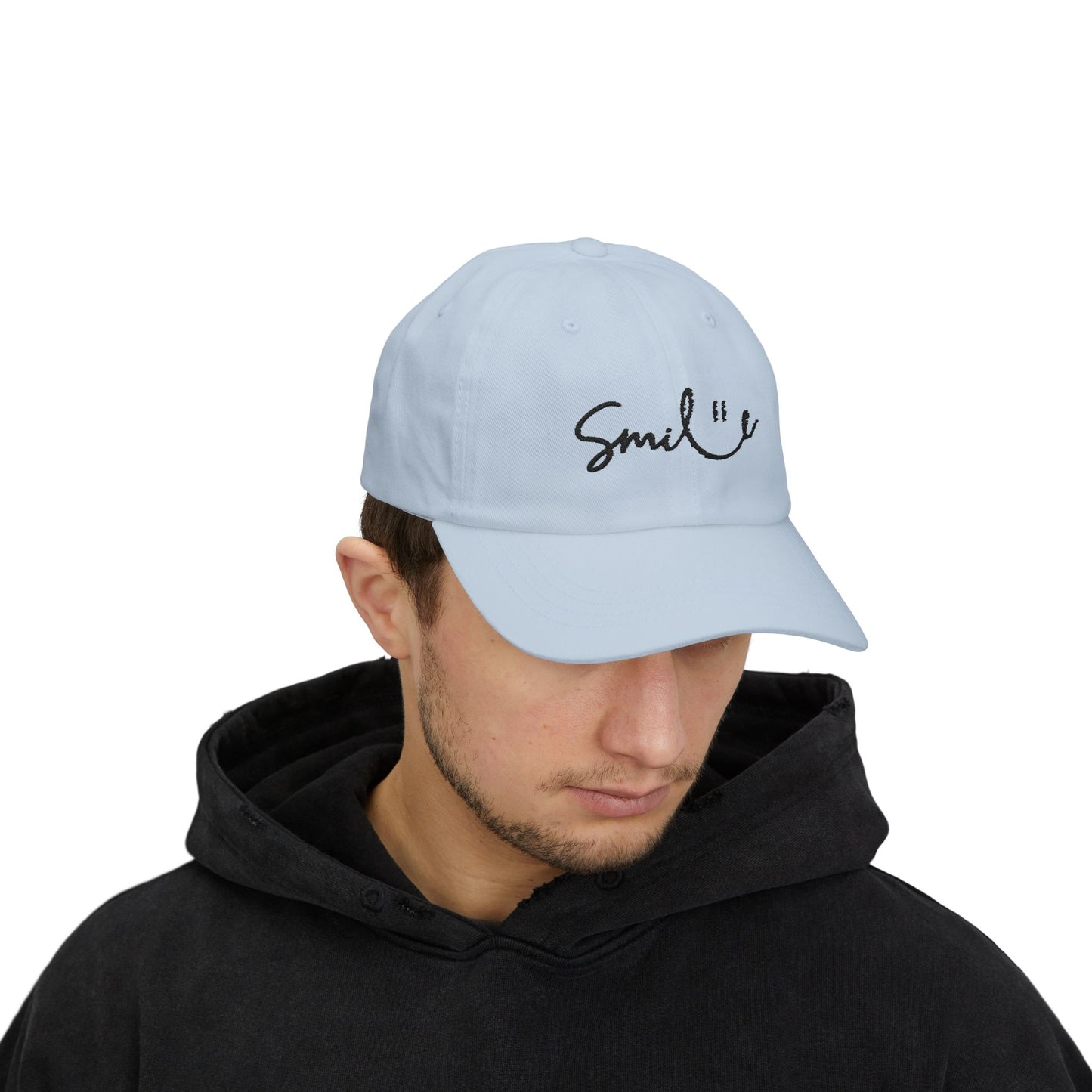 Smile Dad Cap – Embroidered Happy Face Baseball Hat