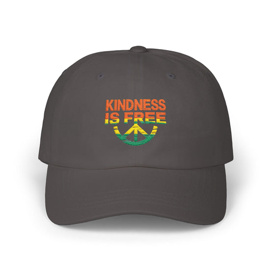 "Kindness Is Free" Peace Sign Embroidered Hat