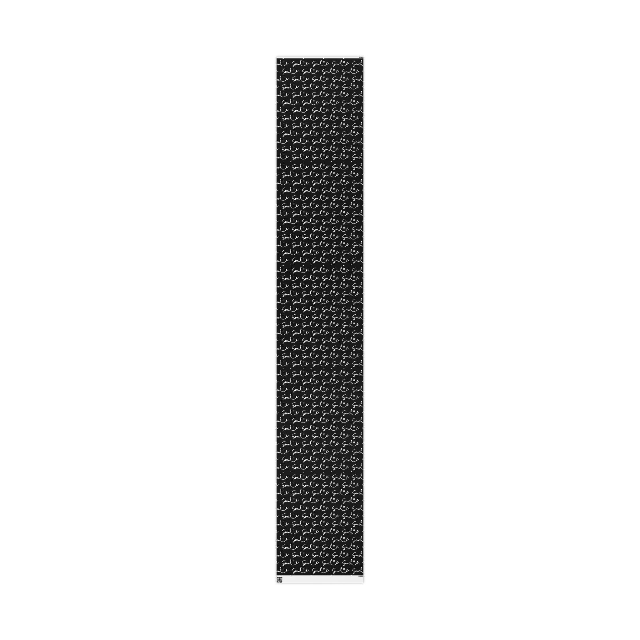 Black/White Smile Stylish Gift Wrapping Paper for Any Occasion