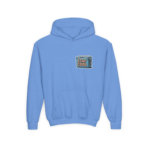 Youth Hooded Sweatshirt - Stay Cool Graphic