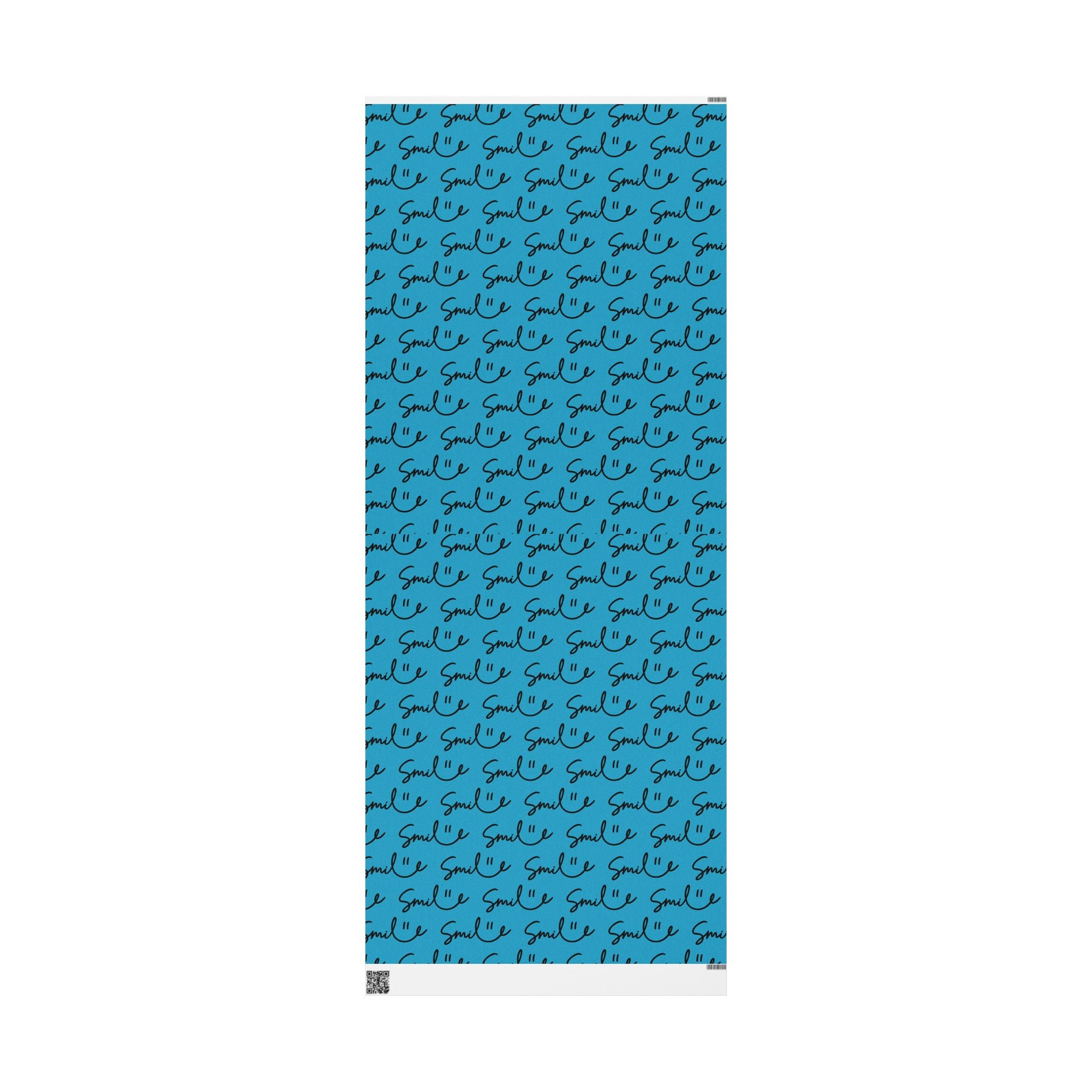 Turquoise Smile Stylish Gift Wrapping Paper for Any Occasion