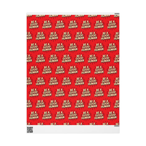 Be a Good Human Gift Wrap (Single Roll)