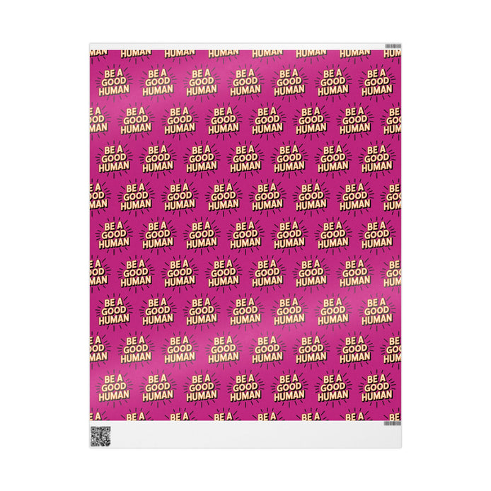 Be a Good Human Gift Wrap (Single Roll)