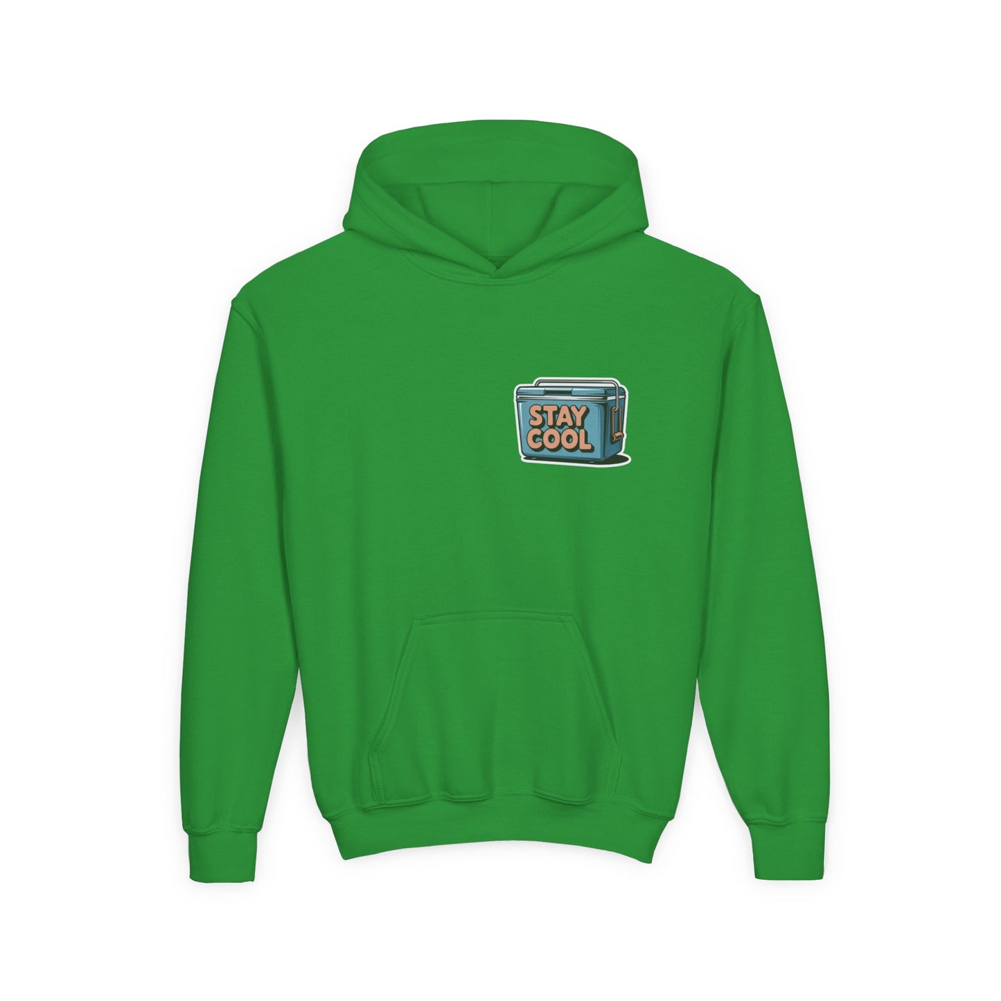 Youth Hooded Sweatshirt - Stay Cool Graphic