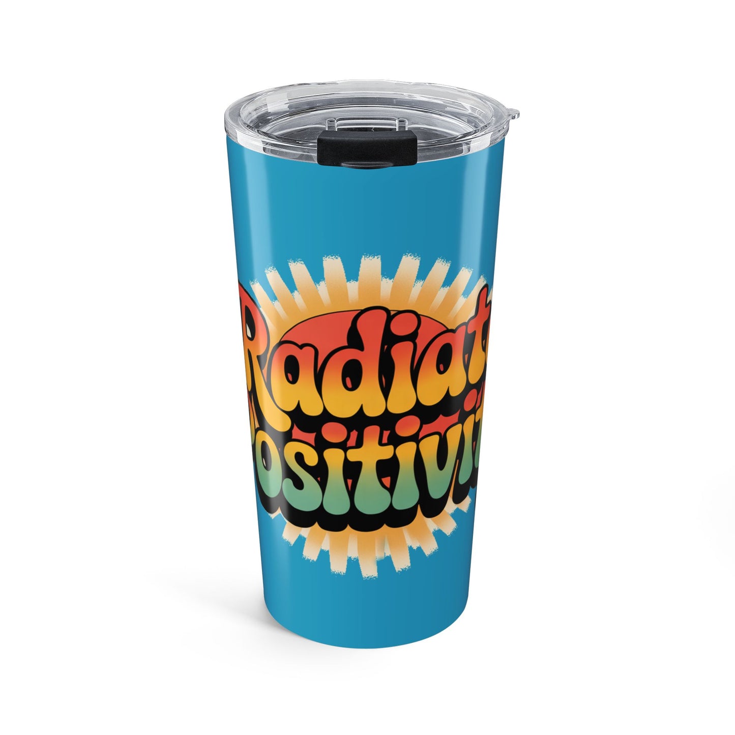 Turquoise Radiate Positivity Tumbler 20oz
