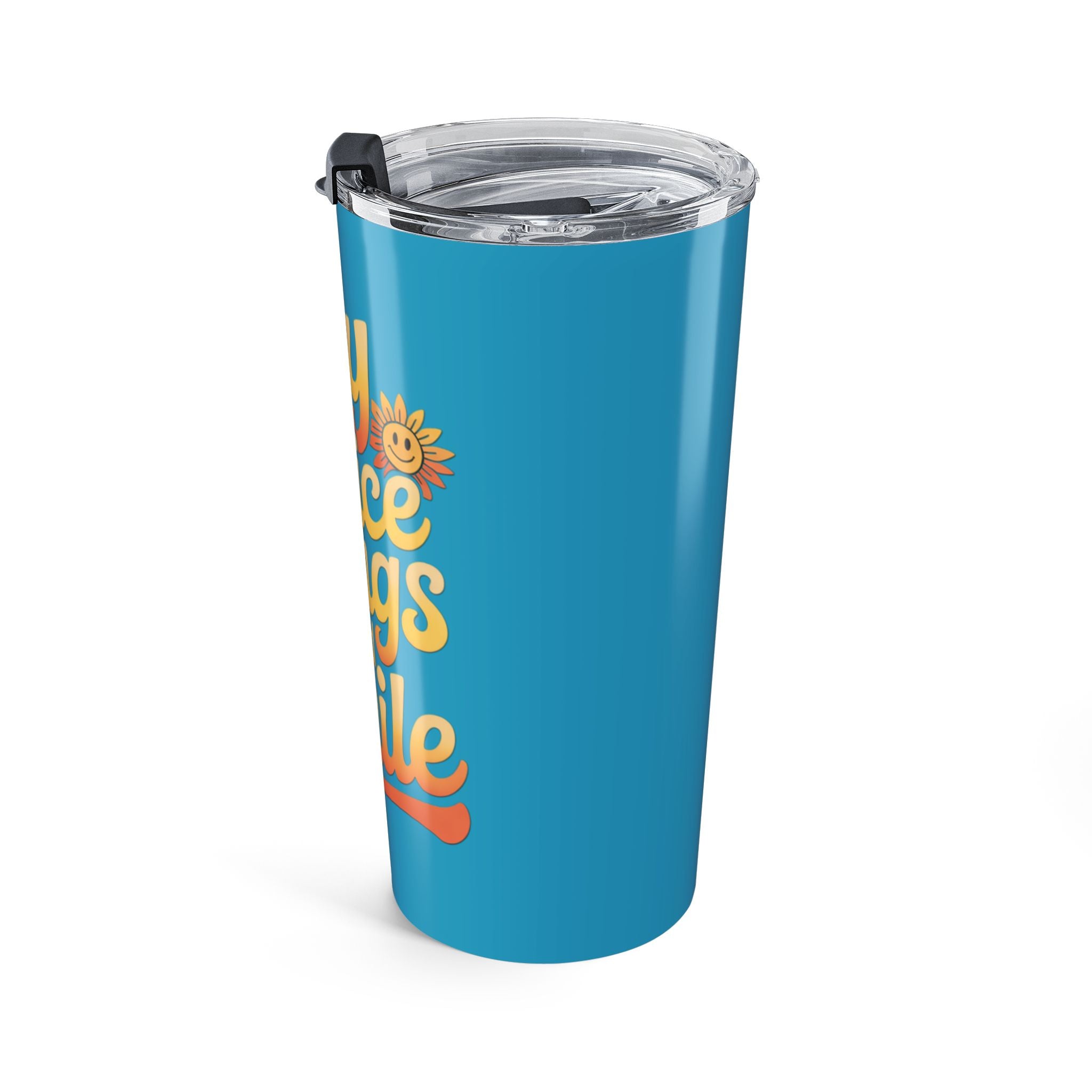 Say Nice Things and Smile Positive Vibes Tumbler 20oz
