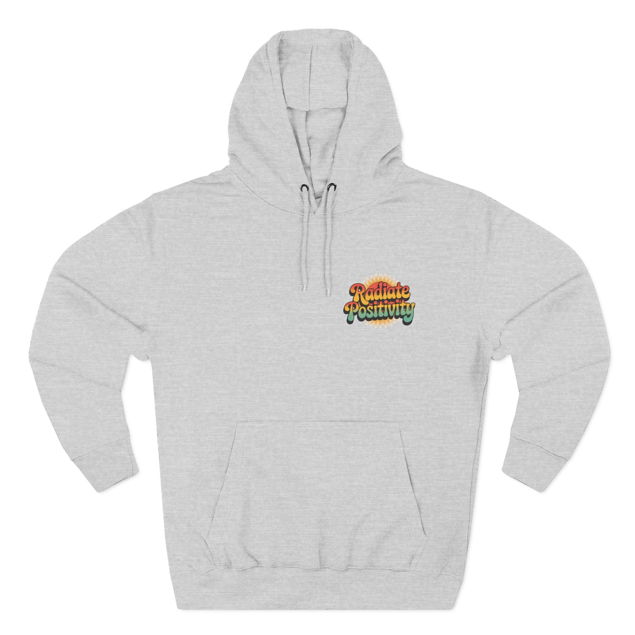 Radiate Positivity Three-Panel Fleece Hoodie