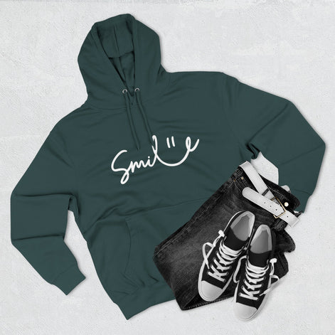 Smile Fleece Hoodie - Cozy and Stylish Pullover for Everyday Comfort