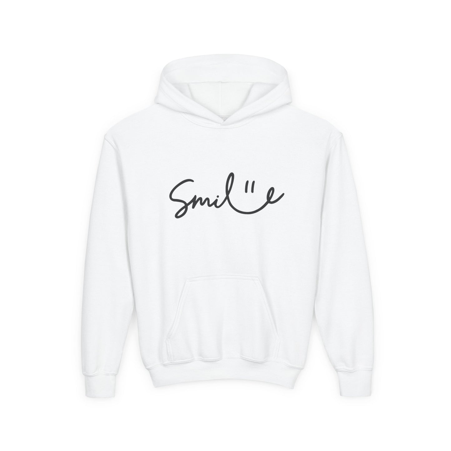 Smile Youth Heavy Blend Hoodie - Cozy, Cheerful Sweatshirt for Kids