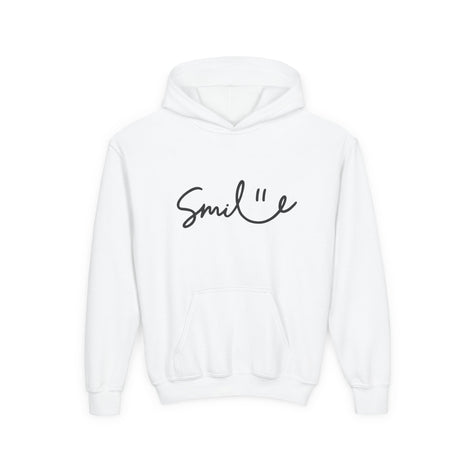 Smile Youth Heavy Blend Hoodie - Cozy, Cheerful Sweatshirt for Kids