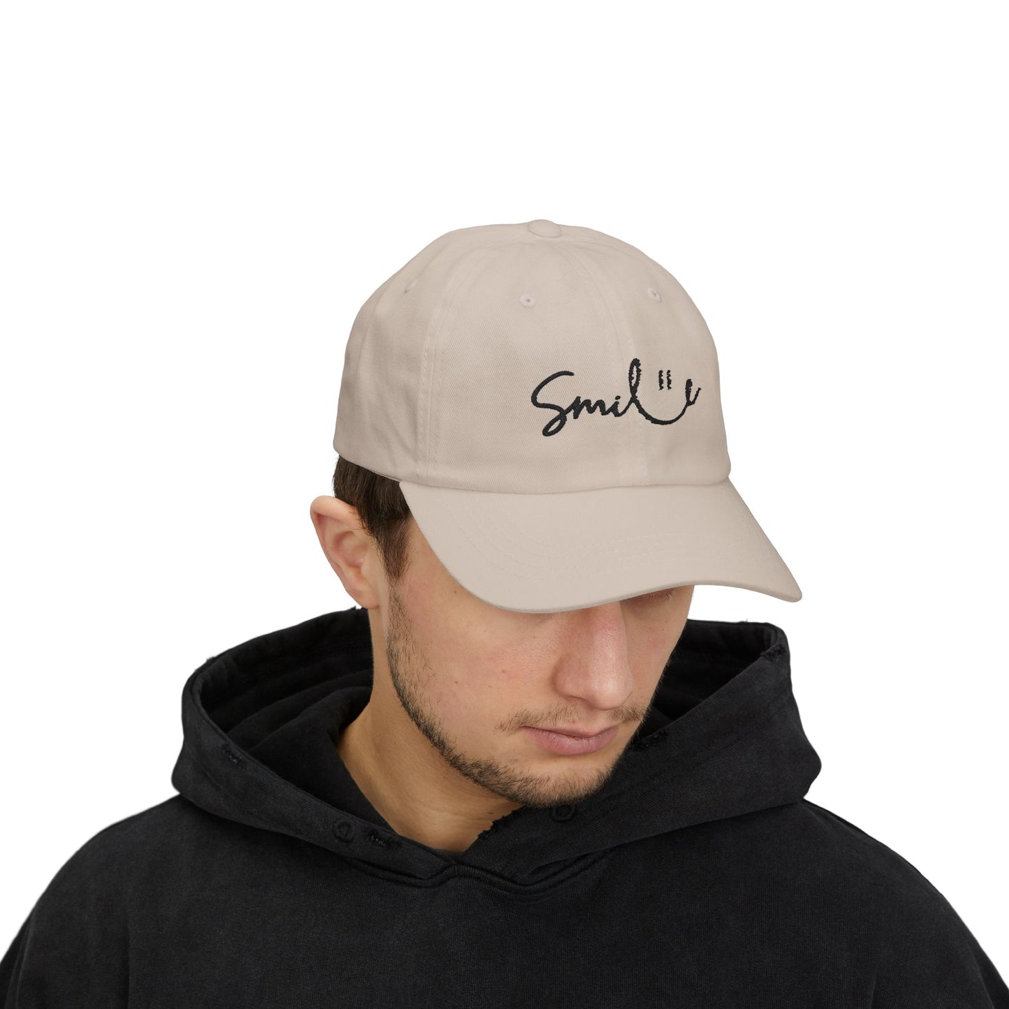 Smile Dad Cap – Embroidered Happy Face Baseball Hat