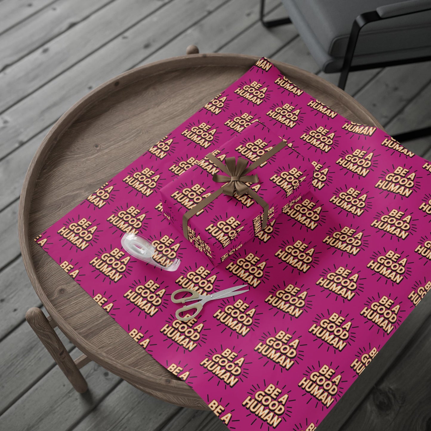 Be a Good Human Gift Wrap (Single Roll)